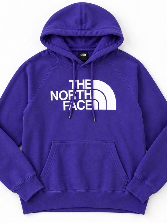 The North Face Tops - The North Face Purple Half Dome Logo Pullover Hoodie Womens Small Fleece TNF